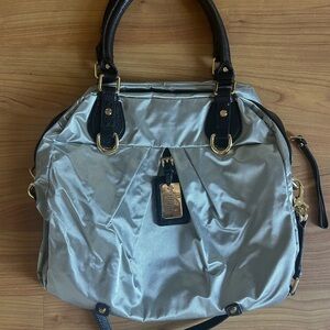 JPK Paris 75 Silver and Black Handbag